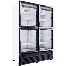 Refrigerador 4 puertas de cristal 42 ft METALFRIO RB804