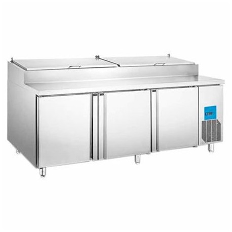 Mesa Refrigerada Para Pizzas 3 Puertas 770L 231.2 Cm MIGSA Picl3