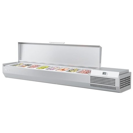 Refrigerador Para Ingredientes Sobre Mesa 198 Cm Infrico Vip1980B1/Ts