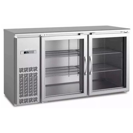 Refrigerador Industrial Contrabarra 2 Puertas De Vidrio 154 Cm Infrico Erv60Iigd