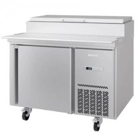 Mesa Refrigerada De Preparacion Para Pizzas 1 Puertas 310L 105 Cm Infrico Mr41En