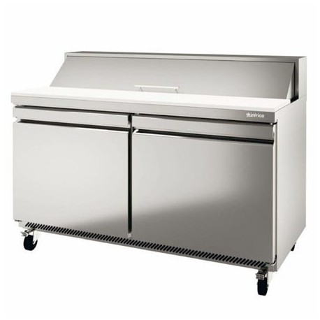 Mesa Refrigerada De Preparacion 2 Puerta 122 Cm Infrico Uc48P