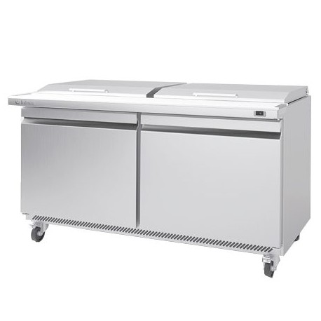 Mesa Refrigerada De Preparacion Megatop 2 Puerta 153 Cm Infrico Uc60Pmt