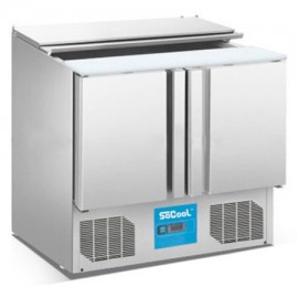 Mesa Refrigerada De Preparacion Para ensaladas 2 Puertas 320L 105 Cm MIGSA S902