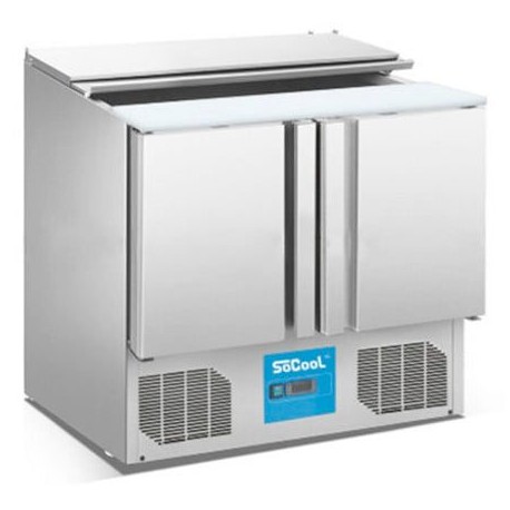 Mesa Refrigerada De Preparacion Para ensaladas 2 Puertas 320L 105 Cm MIGSA S902