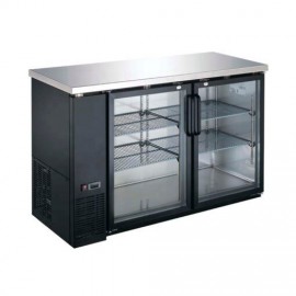 Contra Barra Refrigerada 2 Puertas Cristal ICEHAUS Cbr-2Pc-Ss-02