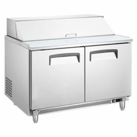 Mesa Refrigerada De Preparacion Para Ensaladas 2 Puerta 340L 122 Cm MIGSA Scl-2