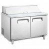 Mesa Refrigerada De Preparacion Para Ensaladas 2 Puerta 340L 122 Cm MIGSA Scl-2