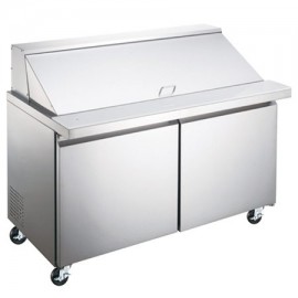 Mesa Refrigerada Para Ensaladas 2 Puertas 15 Pies ICEHAUS Me-2P-Ss-02